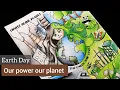 Earth Day poster for competition Our power our planet poster drawing