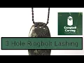 How To Do a 3 Hole Ringbolt Lashing With a Pre Braided Cord