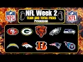 NFL Preseason Week 2 Picks NFL Picks Predictions 2026