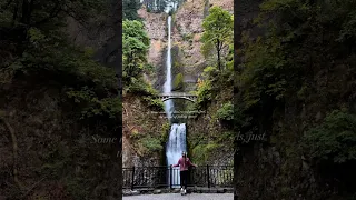 Some moments don’t need words, just the sound of falling water. #multnomahfalls #twilight #Oregon