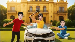 دمر ت سيارة ملوك السعادة كينج مصر هو السبب محمد وبلال راحو فيها زوزمصر 