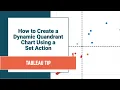 How to Create a Dynamic Quadrant Chart Using a Set Action