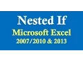 Excel - Nested If function