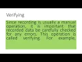 Data Processing Operation
