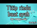 Download Lagu Lirik Titip rindu buat ayah - Ebiet G. Ade || Vocal pria
