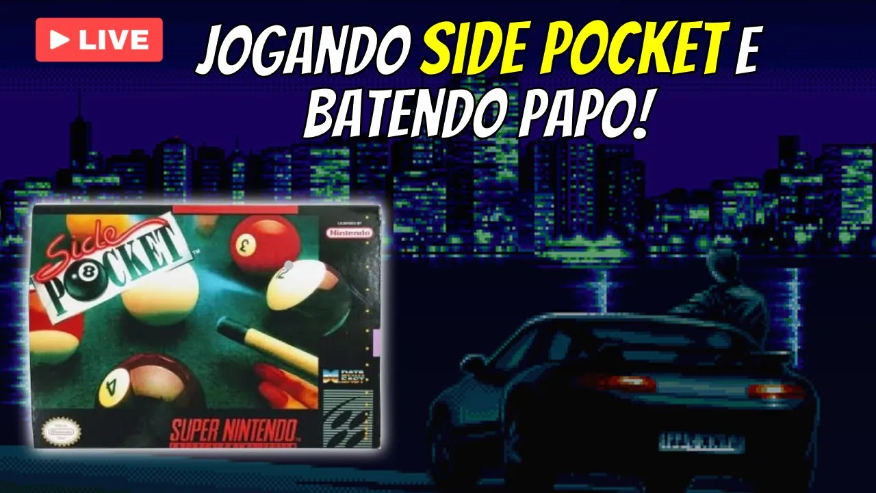 Jogando Side Pocket e batendo papo!