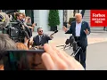 Download Lagu FULL GAGGLE: President Trump Takes Questions From Reporters After Shock Tariff Threat Against Canada