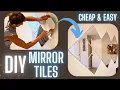 DIY Mirror Wall for 44 Decor Idea Wall Mirror Tiles