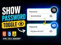 Show Hide Password Toggle with JavaScript