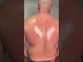 Back and shoulder wax before and after transformation