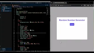 JavaScript Random Number Generator No Talking