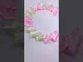 Handmade diy ribbon rose flowers