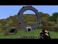 Dialing stargate to Abydos with CC Tweaked Computercraft Stargate Journey Minecraft mod