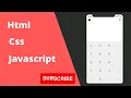 How to build a simple calculator using HTML CSS and JAVASCRIPT Web Creator