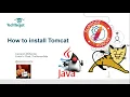 How to install Apache Tomcat 9 Java web app server on Windows