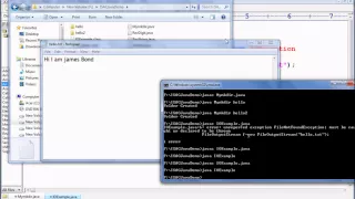 CoreJava HandsOn 12 - IO File Random Access FileOutput FileInPut