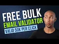 How to check email valid or not free with 99 accuracy Bulk email verification tool free
