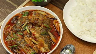 မိုးအေးအေးနဲ့ထမင်းအလွန်မြိန်စေတဲ့( ငါးကြက်ပေါင်သီးဟင်း ချဥ်စပ်) လွယ်ကူရိုးရှင်းချက်နည်းလေးပါဗျာ 🥘😋