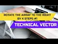Rotate Array to the right by k steps Array Rotation Brute force Approach