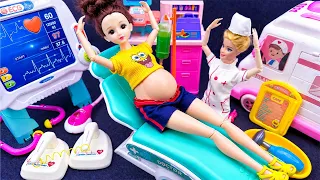 10 Minutes Satisfying Unboxing Barbie Princess Girl Family,Cute Pinkfong Ambulance Car Playset ASMR
