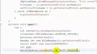 Java Notepad Project-part 6
