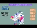 Temperature Conversion in C Bangla Farenheit to Celsius C Bangla Convert Celsius to Fahrenheit