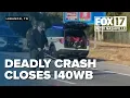 Fatal crash closes part of I-40 westbound in Lebanon