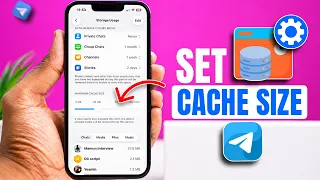 Set Cache Size in Telegram on iPhone and Save Massive Storage