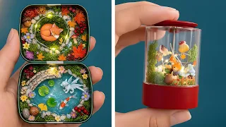 Schattige mini-knutsels en simpele DIY-ideeën op klein formaat