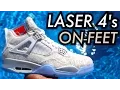Laser Air Jordan 4 W On-Feet Review