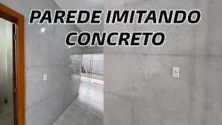 COMO FAZER EFEITO CONCRETO NA SUA PAREDE #texture #concrete #arquitetura