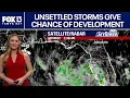 Unsettled Gulf weather moves toward Florida