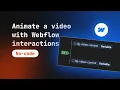 How to animate a with native Webflow interactions
