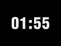1 Minute 55 Second Timer Countdown 1 55