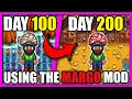 I Played 200 DAYS of Stardew Valley BUT I Used The MARGO Mod