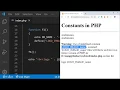 PHP Course - How to use Constants