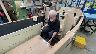 Peter is back. Some details on stovage below bed and lead boxes.