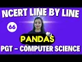 PGT - Computer Science NCERT Line By Line PYTHON