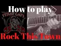 How to play Rock This Town - Stray Cats