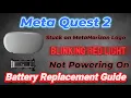 Meta Quest 2 - Stuck in boot Loop Red Blinking light Not turning On