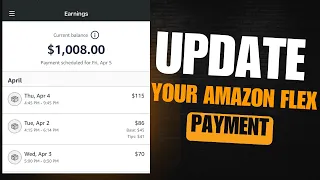 Updating Your Payment Info on Amazon Flex How to Add or Change Your Bank Account Debit Card