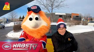 Youppi Delivers St Hubert 