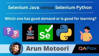 Selenium Java versus Selenium Python Which one to choose for learning or which one has good demand
