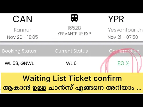 Download MP3 How we predict indian railways waiting list ticket confirmation chances | Indian Railways Tips