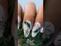 Christmas Mistletoe Nail Art tutorial