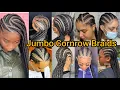 Elegant Jumbo Cornrow Braids 2025 Straight Back Cornrows Braids for Black Women 2025