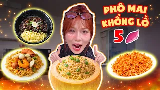 Thử thách ăn phomai khổng lồ 5 triệu với các loại sợi. MisThy tìm ra chân ái với món thứ 4!?