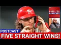 PHILLIES POSTCAST Philadelphia Phillies get 5th Straight Win with 6-4 VICTORY over Miami Marlins