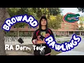 Broward Rawlings Residence Hall Dorm Tour - University of Florida dorm room laundry market