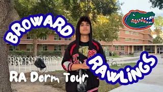 Broward Rawlings Residence Hall Dorm Tour - University of Florida dorm room laundry market